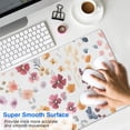 thumbnail image 4 of Long Mouse Pads for Desk,Pioneer Flower Floral Print Pattern Desk Mats on Top Of Desks, Desk Mouse Pad Extra Large with 3mm Non-Slip Base and Stitched Edge for Gaming,Office,Work,Home 31.5"x11.8", 4 of 6