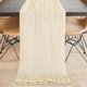 thumbnail image 5 of Camino de mesa de gasa plisada estilo americano | Decoración rústica para bodas | Tela de gasa plisada ligera y elegante | Decoración versátil para cenas festivas, 5 of 6