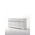 thumbnail image 7 of ACME Naima II 6 Drawer Wood Dresser in White, 7 of 7