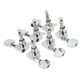 thumbnail image 3 of Clavijas giratorias para guitarra afinadores de bloqueo de cuerdas acabado brillante completamente cerrado 3L 3R cuadrado pequeño de alta dureza con piezas de montaje para ANGGREK  Otros, 3 of 8