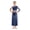 Navy Blue, variant on Lyrical Dance Dress For Girls Asymmetrical Mesh Ballet Dance Dress Side Split Modern Contemporary Dancewear White 6