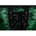 thumbnail image 4 of Grebrafan Corset for Women Renaissance Bustier Top Plus Size Green S, 4 of 5