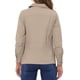 thumbnail image 3 of Chaqueta utilitaria con botones y cremallera para mujer Inspire Chic, con cintura ajustable y bolsillos con solapa, color caqui claro, 3 of 7