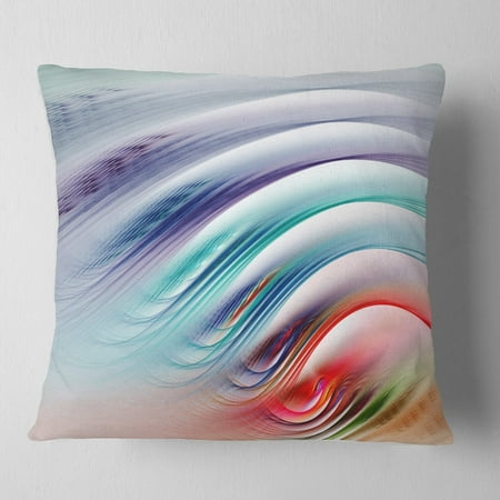 Design Art Designart Water Ripples Rainbow Waves Abstract Throw
