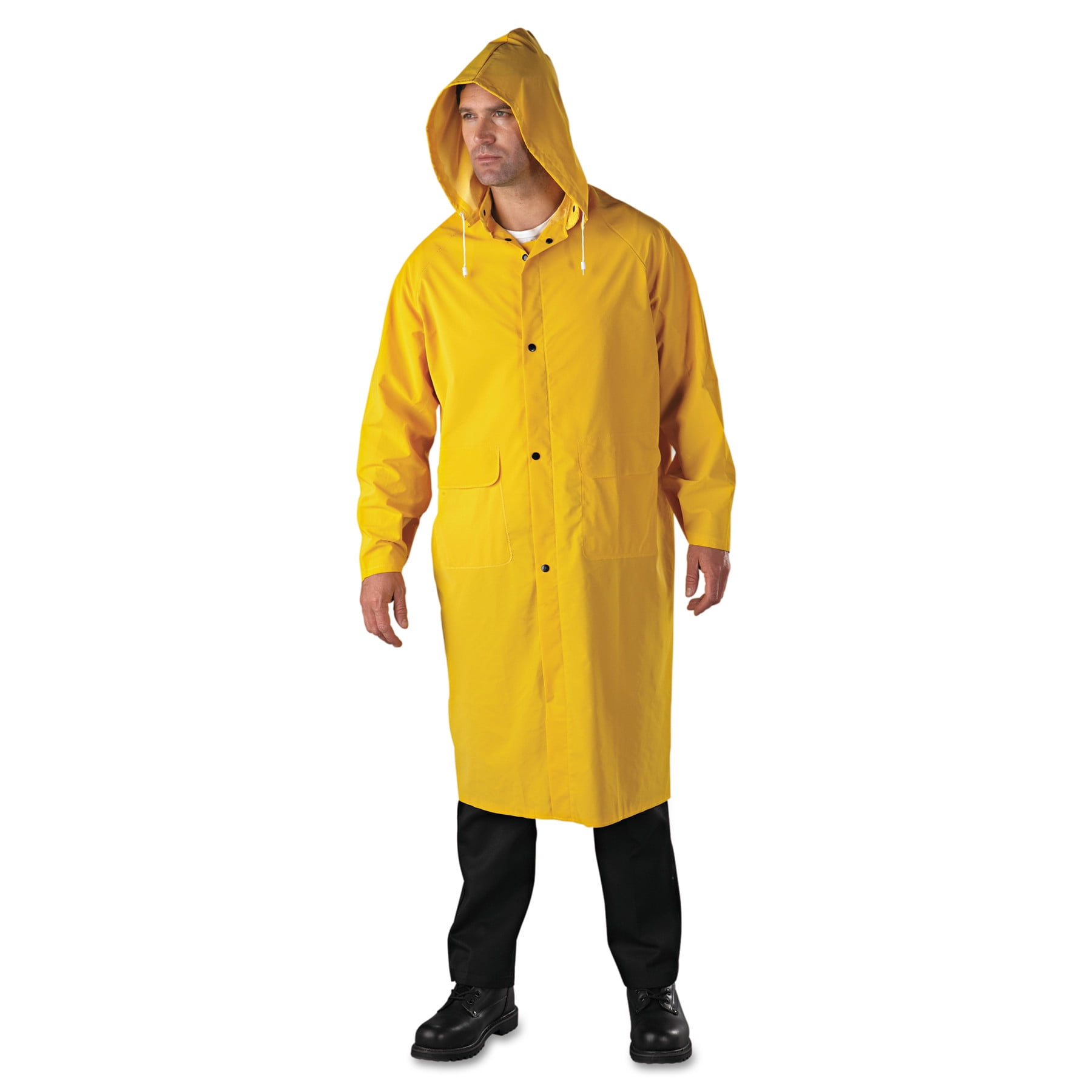 Anchor Brand Anchor Brand Raincoat, PVC/Polyester, Yellow, 2XLarge