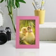 thumbnail image 5 of Grooved 4 in. x 6 in. Pink Picture Frame Set (Set of 4), 5 of 6