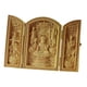 thumbnail image 4 of Escultura en miniatura de Buda Rey, obra de arte, decoración, mano de obra fina, decoración, suministros budistas, escultura de Feng Shui, 4 of 9
