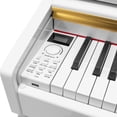 thumbnail image 4 of Piano Teclado Blanco Audiotek 88 Teclas Contrapeso Incluye Banco y Pedales, 4 of 8