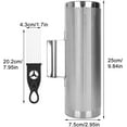 thumbnail image 2 of PORCHEDDU 3x10 in Guiro Percussion Stainless Steel, set Of Tools Guiro Shaker, Instruments Guiro Shaker With Scraper, Toys, Musical Training With Ergonomic Handle For Live Performances, 2 of 5