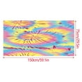 Kokovifyves Home Textile Microfiber Beach Towel Super Lightweight