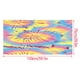 thumbnail image 3 of Microfiber Beach Towel Super Colorful Bath Towel Sandproof Beach Blanket Multi-Purpose Towel For Travel Swimming Pool 30x60 Inch, 3 of 4