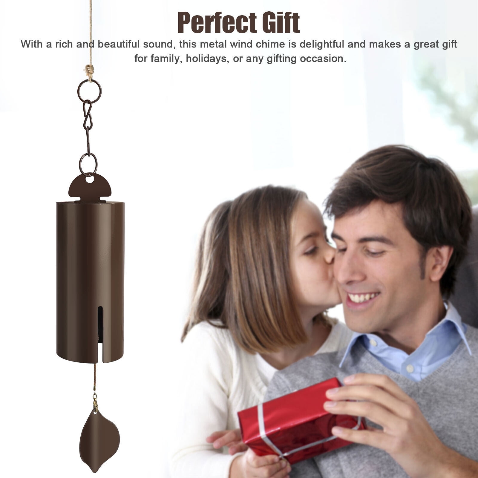 Large Deep Resonance Serenity Bell Heroic Wind Chime Outdoor Home Decor Windbell
