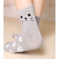 thumbnail image 4 of 5 pares de calcetines de gato para mujer, lindos calcetines de animales para mujer, regalos de Navidad para amantes de los gatos, duraderos y mantendrán tus pies cómodos, 4 of 5