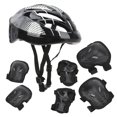 thumbnail image 2 of 7 en 1 Almohadilla de Codo de Rodilla Guardia de Muñeca, Concha Negra de Alta Densidad, Conchas de PE PE, Adultos, Patinador de Rollero, Juego de Equipeo de Protecció de 11, 2 of 7