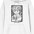 thumbnail image 2 of Seven Deadly Sins Manga Meliodas Character Art Long Sleeve White Adult Hooded Sweatshirt-XL, 2 of 4