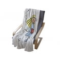 thumbnail image 4 of Xmas Soft Flannel Fleece Throw Blanket, Little Girl with Wings Red Heart Stars Angel Heaven Holiday, Cozy Plush for Indoor and Outdoor Use, 50" x 60", Black White Pale Blue, by Ambesonne, 4 of 6