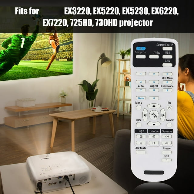 Smart Projector Remote Control,Projector Remote Control Controller Controller Remote Controlfor Projector Unmatched Quality