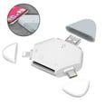 thumbnail image 1 of SUTENGDA 1 pcs SD Card Reader 5 in 1 OTG Card Reader Portable Memory Card Reader SD/TF Card Adapter Compatible with Compatible with /Smartphone, 1 of 9