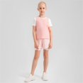 thumbnail image 4 of GYRATEDREAM Girls Short Sleeve Dry-Fit Crew Neck Active Athletic Performance T-Shirt for Kids 5-12 Years, 4 of 7