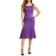 thumbnail image 4 of INSPIRE CHIC Vestido de Invitada de Boda para Mujeres Conjuntos de Noche de 2 Piezas Vestidos Sin Mangas con Chaqueta S Púrpura, 4 of 5