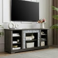 thumbnail image 2 of LEGAHOME Large TV Stand for 65 Inch TV, Modern Farmhouse TV Cabinet with Storage Rack, Media Console Table Entertainment Center, Gray, 2 of 10