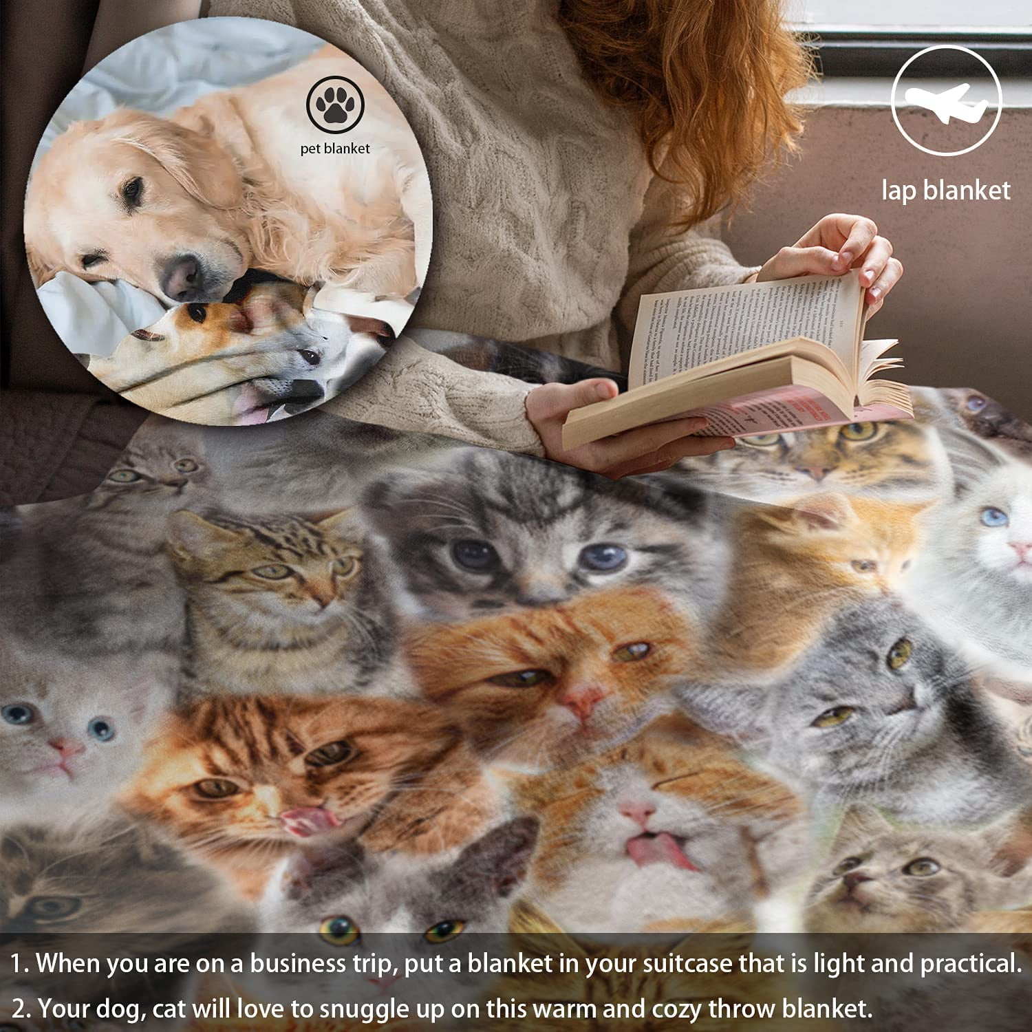 Cat lap blanket online