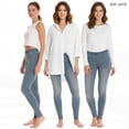 thumbnail image 6 of Just Love Women's Denim Jeggings with Pockets - Comfortable Stretch Jeans Leggings (Black Denim, Medium), 6 of 6