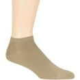 thumbnail image 6 of 7BIGSTARS KINGDOM Men Bamboo Ankle Sock - 6 Pack - Thin Seamless Breathable Soft Solid Low Cut - Sock Size 9-11 Shoe 6-9 M Beige, 6 of 8