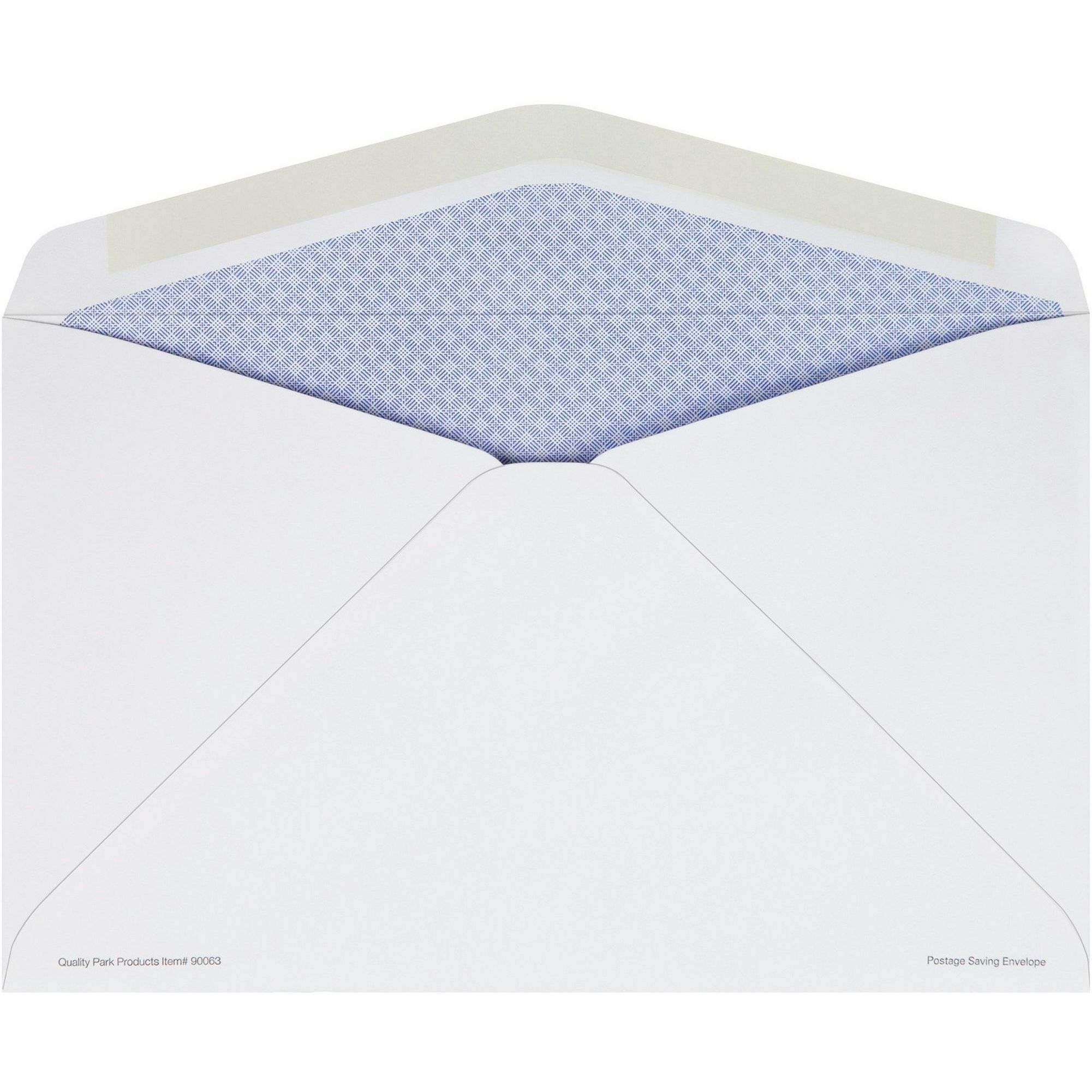 Quality Park Qua-90063 Postage Saving Window Envelopes - #10 1/2 [9.5" X 6"] - White (qua90063)