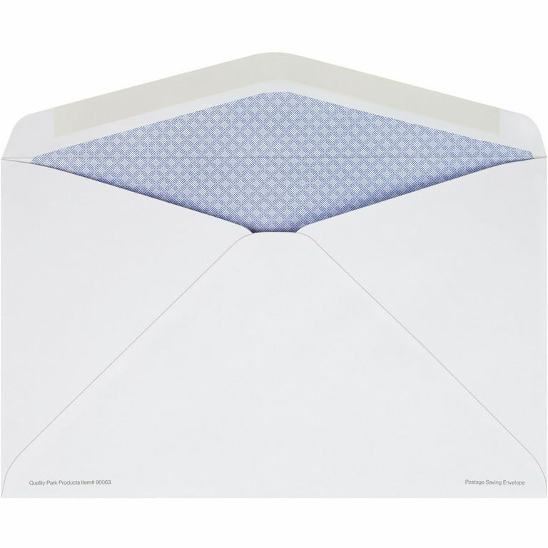 Postage Saving Envelope, #6 5/8, Commercial Flap, Gummed Closure, 6 x 9.5, White, 500/Pack