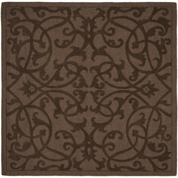 SAFAVIEH Impressions IM341A Handmade Brown Rug