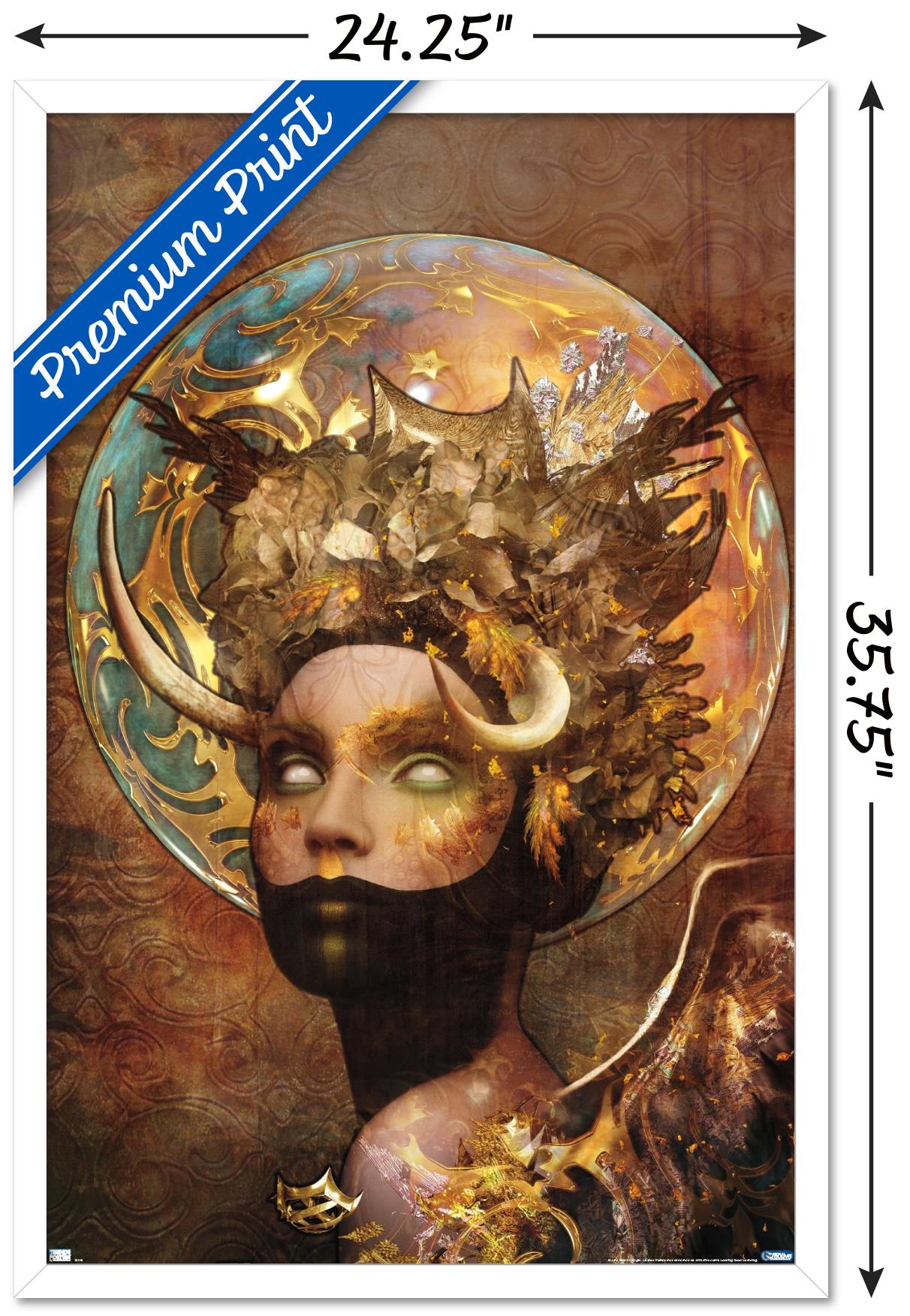 Jena DellaGrottaglia: Cosmic Zodiac - Taurus Wall Poster, 22.375" x 34" Framed
