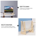 thumbnail image 3 of CUITING Masteelf Wood Laptop Stand  Desk Beige Adjustable Height Notebook Riser with Cable Management 11.8 x 7.9 inches, 3 of 8