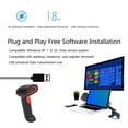 thumbnail image 3 of Barcode Scanner, Ergonomic High Accuracy Strong Reading Ability Barcode Scanner Reader Compact Fast Scanning USB And   For Warehouse, 3 of 8