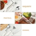 thumbnail image 4 of 3 Sets Children's Tableware Kitchen Gear Utensils Forks and Spoons Stainless Steel Kids Toddler Cutlery White, 4 of 6