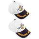 thumbnail image 5 of 2 piezas de gorra de béisbol portátil transpirable gorra de béisbol con sombrero de sol gorro de sol capitán de béisbol sombrero de béisbol, 5 of 8