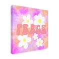 thumbnail image 4 of Canvas Wall Art - Tina Lavoie 'Peace' Wall Art for Living Room, Bedroom, or Office Décor by Trademark Fine Art - 14 x 14 Inches, 4 of 4