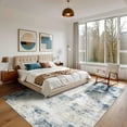 thumbnail image 2 of Ultrug Modern Abstract Rugs Vintage Area Rug Soft Indoor Carpet for Bedroom Living Room Home Decor,6'x9',Blue, 2 of 7