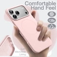 thumbnail image 3 of JETech Magnetic Silicone Case for iPhone 18 Pro |Compatible with MagSafe, Silky Soft Touch (Light Pink), 3 of 6