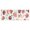 Pioneer Flower Floral, variant on Pioneer Flower Floral Print Pattern Kitchen Rug Mat,Kitchen Runner Rugs Non Skid Washable,Decorative Kitchen Floor Mats for Kitchen,Sink,Laundry,17"X47"