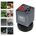 thumbnail image 1 of HD 4K Video Microscope Camera with 0.5X C Mount Adapter Lens for Education Research Laboratory, Industrial Microscope Camera, 1 of 7