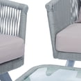 thumbnail image 6 of SAFAVIEH Belmi Outdoor Patio 4 Piece Conversation Set, Grey, 6 of 9