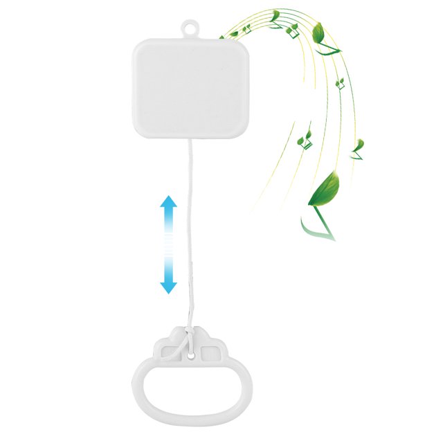 GLOGLOW Caja de Música para Cuna de Bebé, Caja de Música con Cuerda de Tracción, Movimiento Musical, Juguete para Dormir para Bebés, Regalo para Ni?os Peque?os Amonsee NO