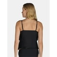 thumbnail image 2 of Time and Tru Women's and Women's Plus Tiered Ruffle Tankini Top, Sizes S-3X, 2 of 5