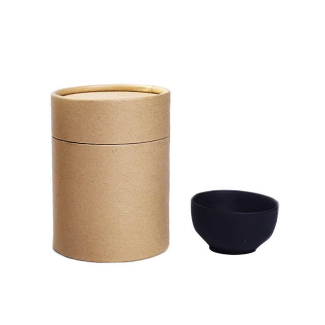 kurtrusly Canisters Kraft Paper Tea Box Dried Fructose Container Tea Packing Box Caddy Storage Bottle