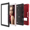 thumbnail image 6 of SOATUTO For Walmart Onn 10.1 Pro Tablet Case With 9H HD Clear Screen Protector / Onn 10.1 Pro Case Shockproof Rugged Soft Silcone Protective For Walmart Onn 10.1 inch Pro 100003562 - Red+Black/1 Pcs, 6 of 8