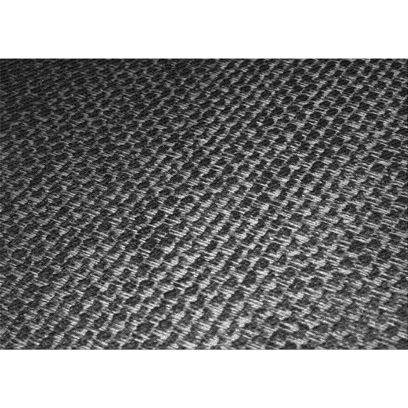 Ahgly Company Indoor Rectangle Patterned Charcoal Black Area Rugs, 8' x 12'