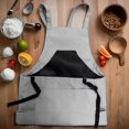 thumbnail image 1 of Delantal de jardín, bolsa de lona para recoger frutas, multipropósito, 23,6 pulgadas x 19,7 pulgadas, cierre de hebilla de lavado a máquina resistente Gris shamjiam Bolsas para recoger frutas, 1 of 8