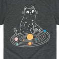 thumbnail image 3 of Instant Message - Cat Solar System - Toddler & Youth Short Sleeve Graphic T-Shirt, 3 of 6