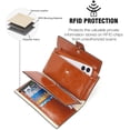 thumbnail image 6 of BOSTANTEN Womens Leather Wallets RFID Blocking Large Capacity Credit Cards Holder Phone Clutch, 6 of 6